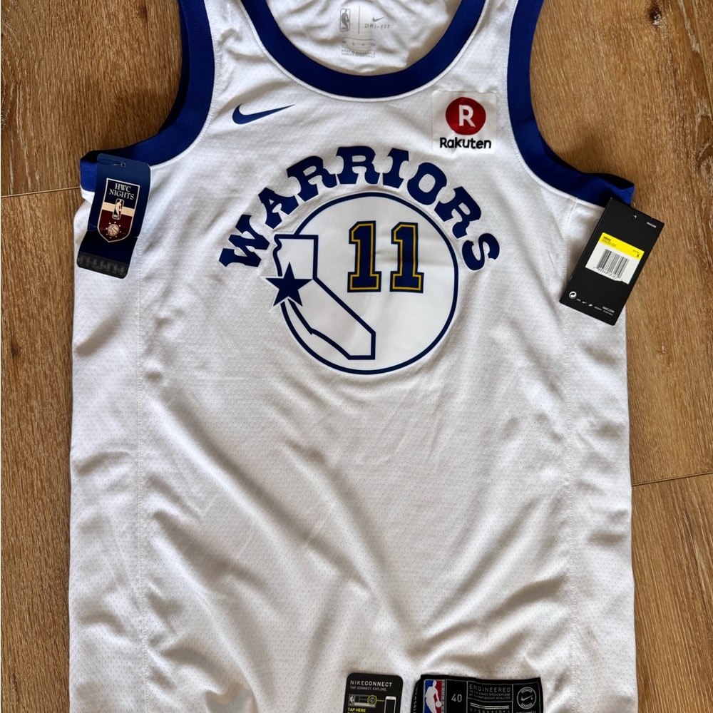 Klay Thompson #11 - Hardwood Classics Nike Warriors White Jersey
